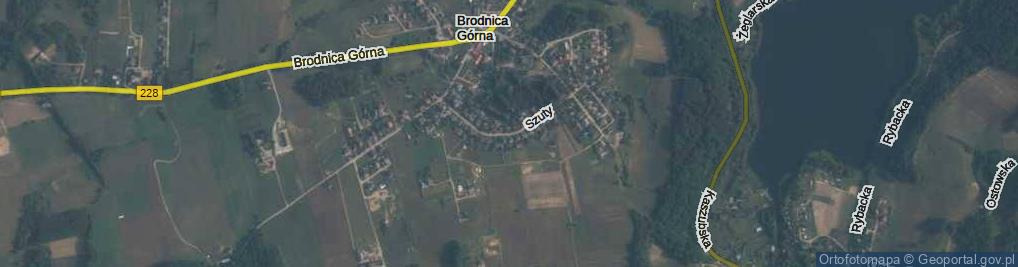 Zdjęcie satelitarne Szuty Bernarda, ks. ul.